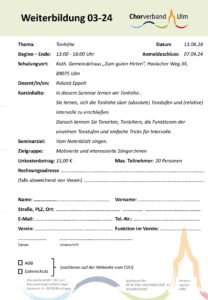 Weiterbildung 03-24 @ Kath. Gemeindehaus „Zum Guten Hirten“